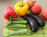ヘルシー☆彩り野菜とツナのドライカレー♪作り方1写真