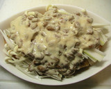 厚揚げの納豆マヨ焼き★作り方3写真