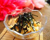 あっさり☆長芋の海苔ごまポン酢和え☆作り方3写真