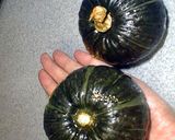 丸ごとミニかぼちゃのミートソースグラタン作り方1写真