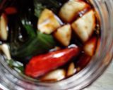 作り置き☆大葉にんにく醤油漬け作り方3写真