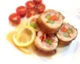 ヘルシー☆野菜チキンロール作り方9写真