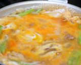 パパの親子丼　アスパラ入り作り方5写真