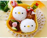 塩むすびdeひよこちゃんにぎり☆キャラ弁作り方4写真