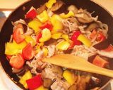 豚バラのさっぱりヘルシー酢味噌炒め作り方7写真