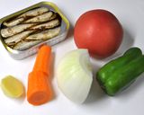 簡単◎オイルサーディン素麺チャンプルー作り方1写真