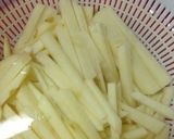 じゃが茄子豆苗の韓国風炒め物作り方1写真