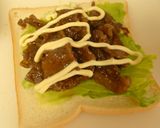 牛肉の照り焼きサンド(ミックスサンド)作り方3写真