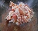 豚ばら肉とトマトと卵の３点炒め青葱のせ作り方2写真