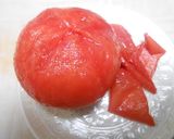豚ばら肉とトマトと卵の３点炒め青葱のせ作り方6写真