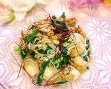 ホタテとニラのにんにく醤油炒め作り方2写真