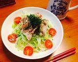 ダイエットレシピ☆サラダうどん作り方6写真