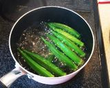 オクラともずく酢の和え物作り方1写真