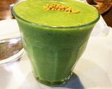 抹茶シェイク？！ホウレンソウのスムージー作り方1写真