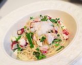 タコと夏野菜の和風冷製パスタ作り方13写真