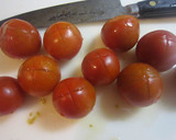 トマトとみょうがの梅和え作り方1写真