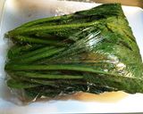 爽やか☆ほうれん草 梅のり 和え作り方1写真