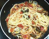 【パスタ】ボンゴレ・ロッソ作り方8写真