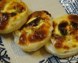 魚焼きで長芋と梅しそこんがりチーズピザ♪作り方5写真