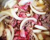 ワイン仕立ての牛丼(^○^)作り方2写真