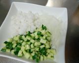 サラダな納豆キムチ丼作り方1写真