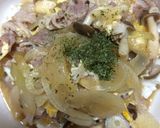 スピーディに豚玉丼‼︎作り方5写真
