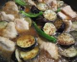 鶏むね肉と茄子のみぞれ煮♪作り方9写真