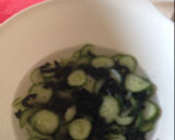 簡単♡きゅうりと油揚げの酢の物♡作り方1写真