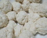はんぺんと豆腐のフワフワぶぶあられ衣揚げ作り方3写真