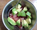 簡単鮮やか♪ *塩レモンでポキ丼*作り方2写真