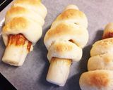 簡単♡HMで発酵なしのコーンツナマヨパン作り方8写真