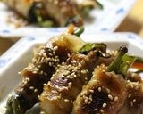 艶照り★オイスターソースde肉巻き野菜★作り方11写真