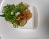 絹ごし豆腐のなめ茸おろしのせ作り方8写真