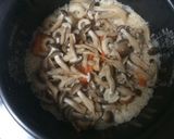 キノコと野菜の炊き込みごはん作り方4写真