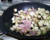 茄子と豚肉の味噌煮込み作り方3写真