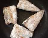 塩さばのカレー味の揚げ焼き作り方4写真
