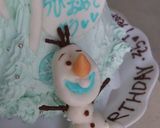 アナ雪ｴﾙｻのﾄﾞｰﾙｹｰｷ&ｵﾗﾌ ♡作り方6写真