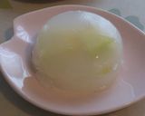 ひんやり♪フルーツ水まんじゅう（メロン）作り方9写真