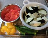 彩り夏野菜のイタリアン風ぶっかけそうめん作り方2写真