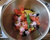 彩り夏野菜のイタリアン風ぶっかけそうめん作り方3写真