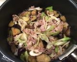 ごま油が香る♡茄子と豚肉の素麺つけ汁作り方5写真
