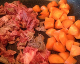 ▷牛肉とごろごろ野菜のちょい辛炒め作り方4写真
