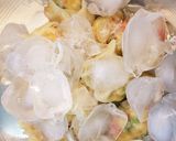 夏野菜とクリームチーズの彩り冷し水餃子作り方8写真