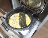 炊飯器にお任せ鶏肉入りとうもろこしご飯作り方3写真