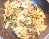 簡単美味☆豚コマ肉と長芋のゴマ味噌そてー作り方4写真