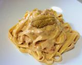 【パスタ】生うにクリーム作り方5写真