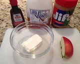 ピーナツバター＆アップルサンド作り方1写真