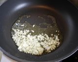 生ハムとバジル♪にんにくスパゲッティ作り方2写真