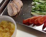 冷たい塩レモン 鶏ガラスープそうめん作り方2写真