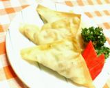 におわなっとうで☆海老豆腐の揚げワンタン作り方4写真